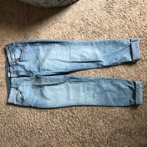 Light wash denim